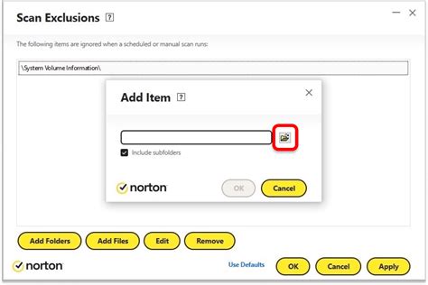 how to make an exception on norton, Adding application exception to norton firewall. Norton exception firewall window administrative displayed