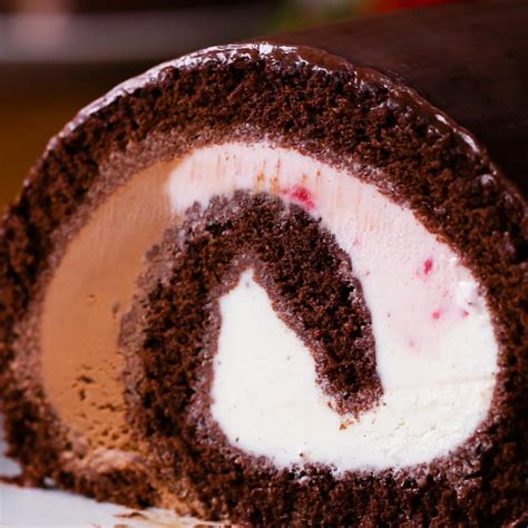 how to make an ice cream roll cake