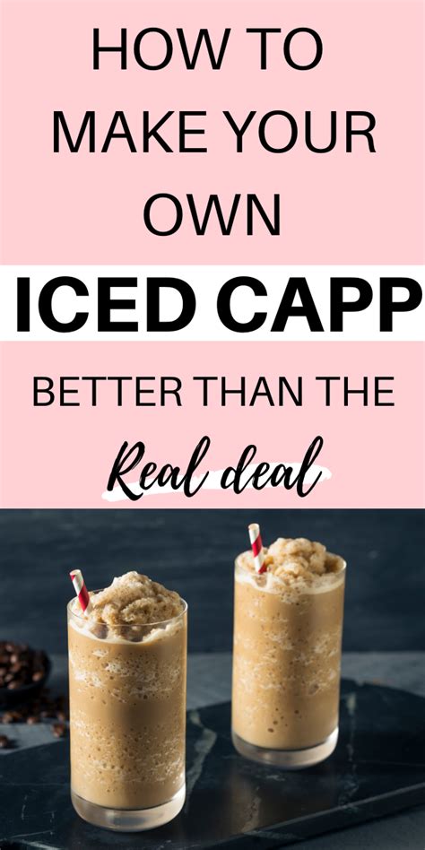 how to make an iced capp