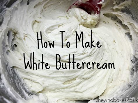 how to make buttercream icing white