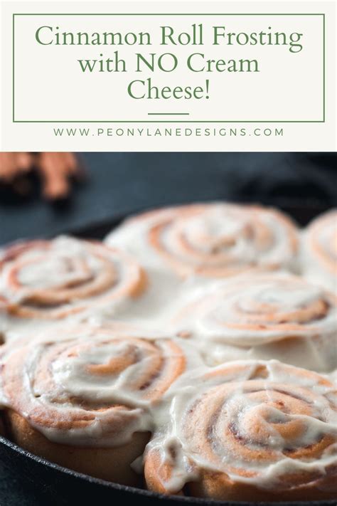 how to make cinnamon roll icing without cream cheese