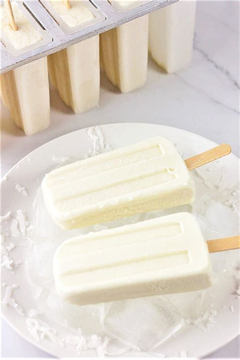 how to make coconut ice pops