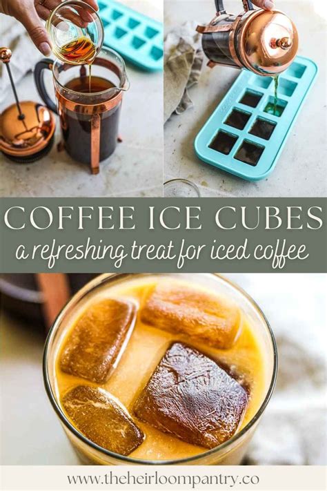 how to make coffee ice cubes