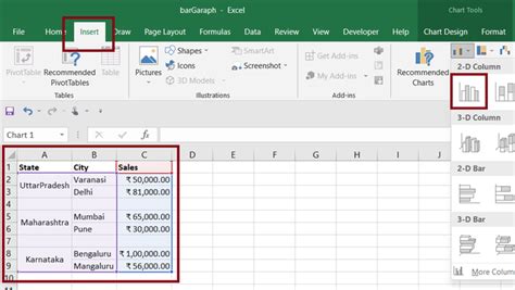 How To Make Comparison Chart In Excel