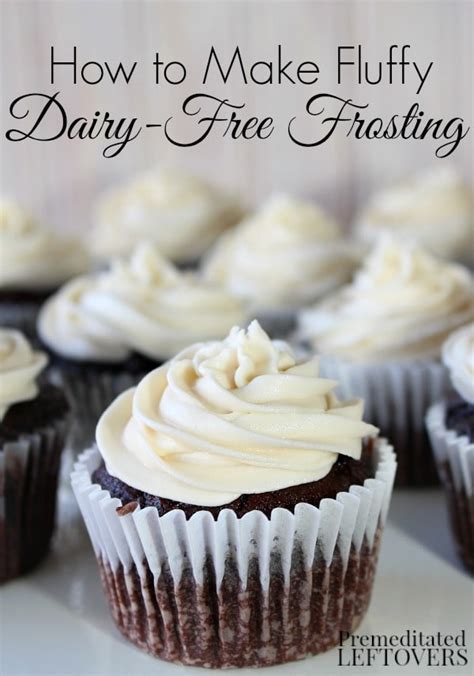 how to make dairy free icing