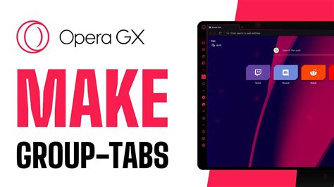 how to make group tabs in opera gx, Opera gx już dostępna dla macos