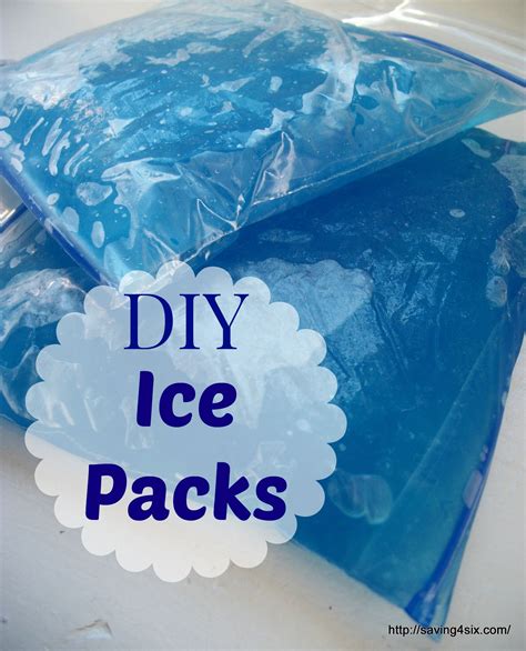 how to make ice packs for coolers