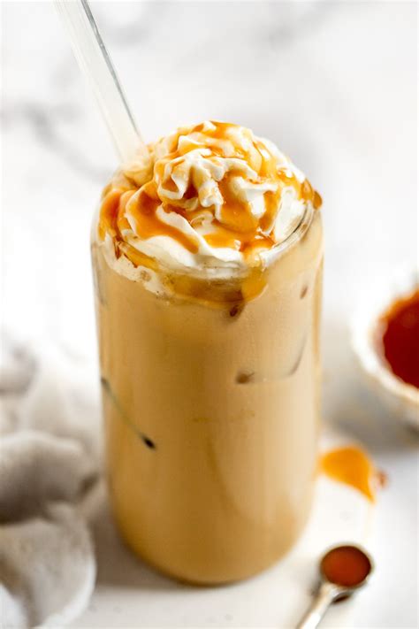 how to make iced caramel latte