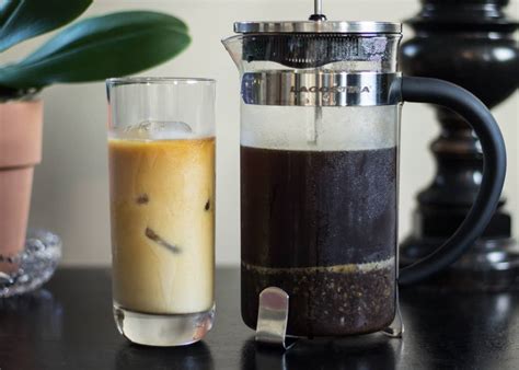 how to make iced coffee in a french press