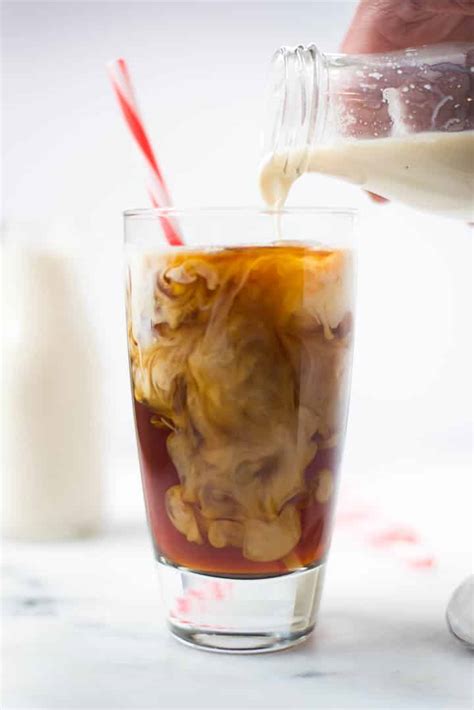 how to make iced coffee with creamer