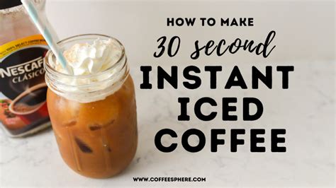 how to make iced coffee with nescafe