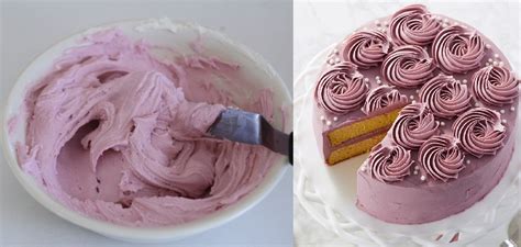 how to make mauve color icing