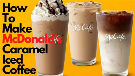 how to make mcdonalds caramel iced coffee