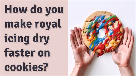 how to make royal icing dry faster