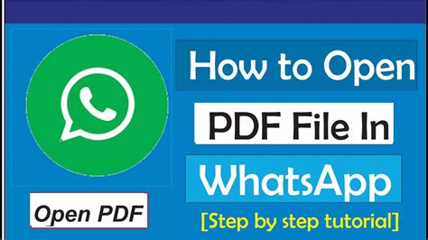 how to open pdf file in whatsapp, Won’t able to open pdf in whatsapp issue [issue resolved]. Fix issue