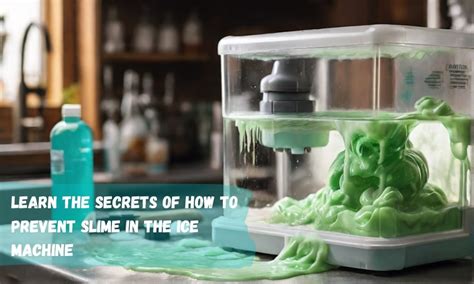 how to prevent slime in the ice machine