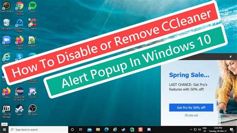 how to remove ccleaner popup, Effective solutions to remove ccleaner on windows os. How to uninstall ccleaner?