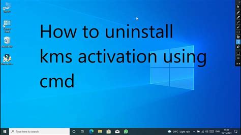 how to remove kms activation from windows 11, How to uninstall kms activation using cmd