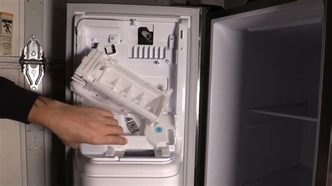 how to remove the ice maker from a samsung refrigerator