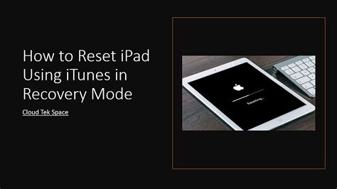 how to reset ipad using itunes, Restore herstellen fabrieksinstellingen fthmb tqn techstory. How to restore ipad with or without itunes in 2020