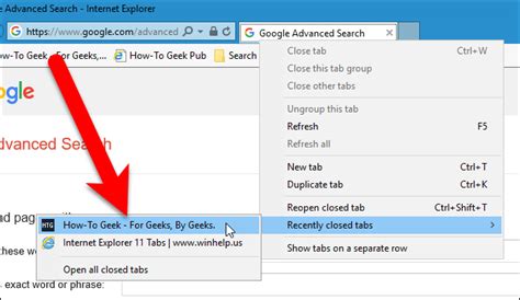 how to restore tabs on internet explorer, Internet explorer tabs restore. How to restore recently closed tabs in internet explorer