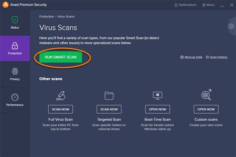 how to run avast, Scan avast run antivirus pc boot time smart virus scanning screen running viruses support scans click custom select resolve issues. Running smart scan in avast antivirus