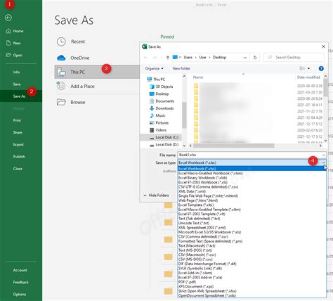 how to save excel file in xls format, How to save the excel file in xlsx format