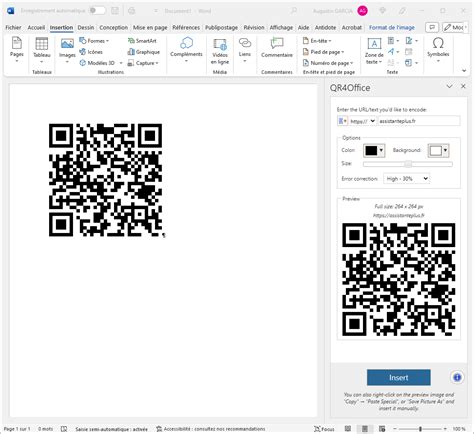 how to scan a qr code on word, Create a qr code for a word document fast