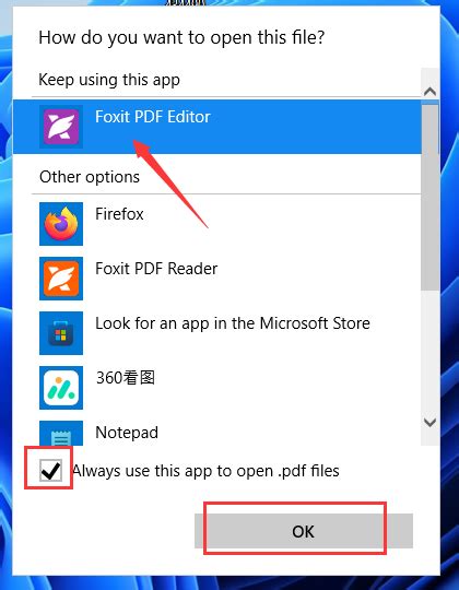 how to set foxit as default, How to set foxit as default pdf reader by changing file association in