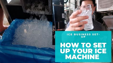 how to set up ice machine