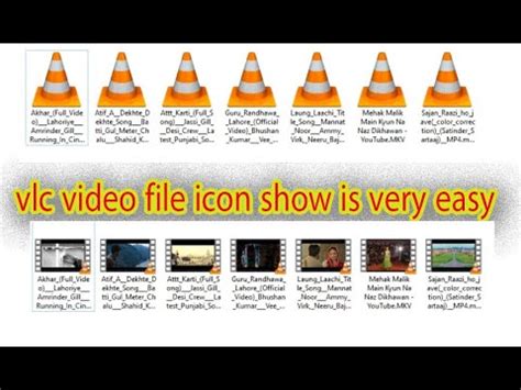 how to show vlc thumbnail, Vlc instead. Show thumbnails instead of icons in vlc videos