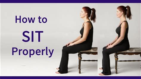 how to sit down properly, How to sit down properly (get stronger)