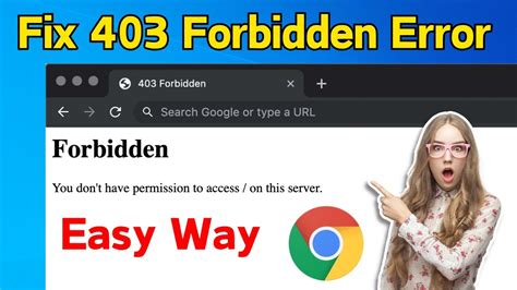 how to solve 403 forbidden error, Как исправить ошибку 403 forbidden error