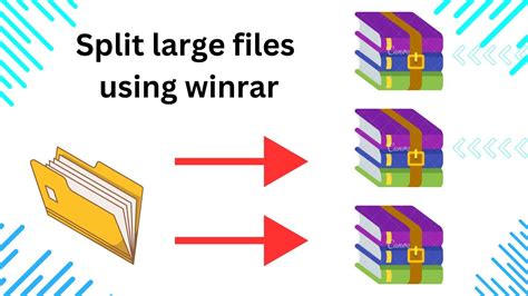 how to split files using winrar, How to split a file into multiple files in windows 11