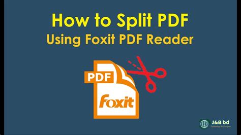 how to split pdf with foxit reader, Split pdf using foxit