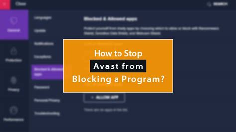 how to stop avast from blocking downloads, 5 ways to stop avast from blocking websites (2024)