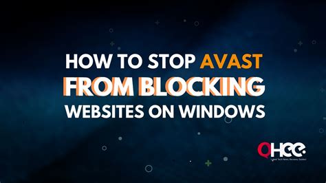 how to stop avast from blocking websites, 5 ways to stop avast from blocking websites (2024)