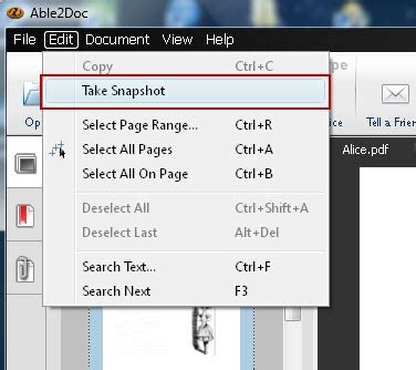 how to take pdf snapshot, Snapshot tool snapshots pdf document parts taking will annotator key activating cursor become after. Taking snapshots of parts of a document