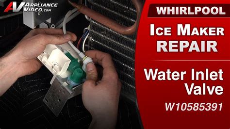 how to test ice maker water valve