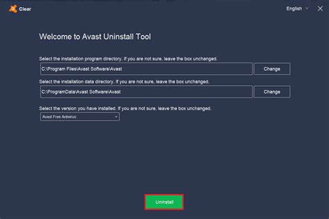 how to uninstall avast file, 