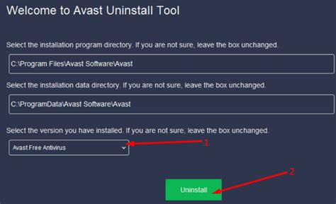 how to uninstall avast software from pc, 