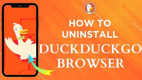 how to uninstall duckduckgo browser, Remove duckduckgo in your browser's search engine ii how to remove