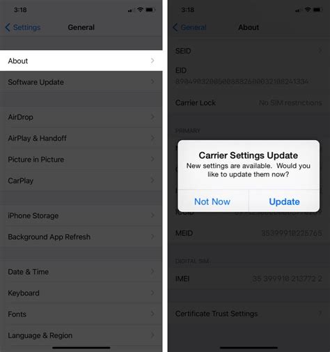 how to update carrier settings on iphone, Settings manually. How to manually update your carrier settings on your iphone