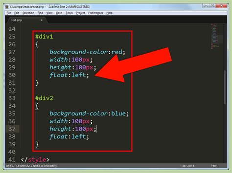 how to use css in html file, 