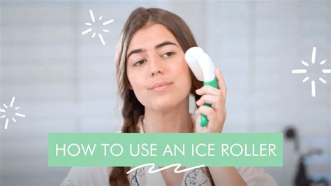 how to use ice roller