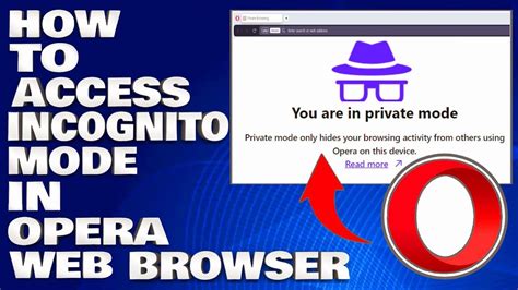 how to use incognito in opera, How to use incognito mode in opera gx [with & without vpn]