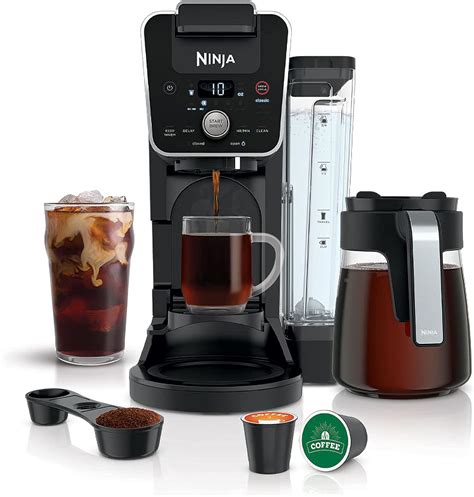 how to use ninja hot and iced coffee maker