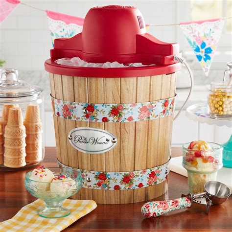 how to use pioneer woman ice cream maker