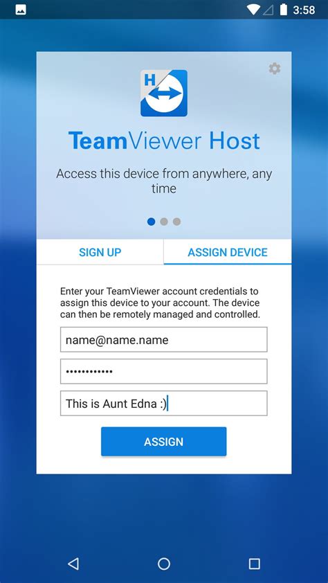 how to use teamviewer host, For personal use