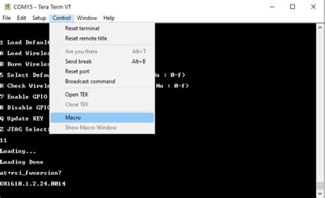 how to use tera term command line, Teraterm for windows